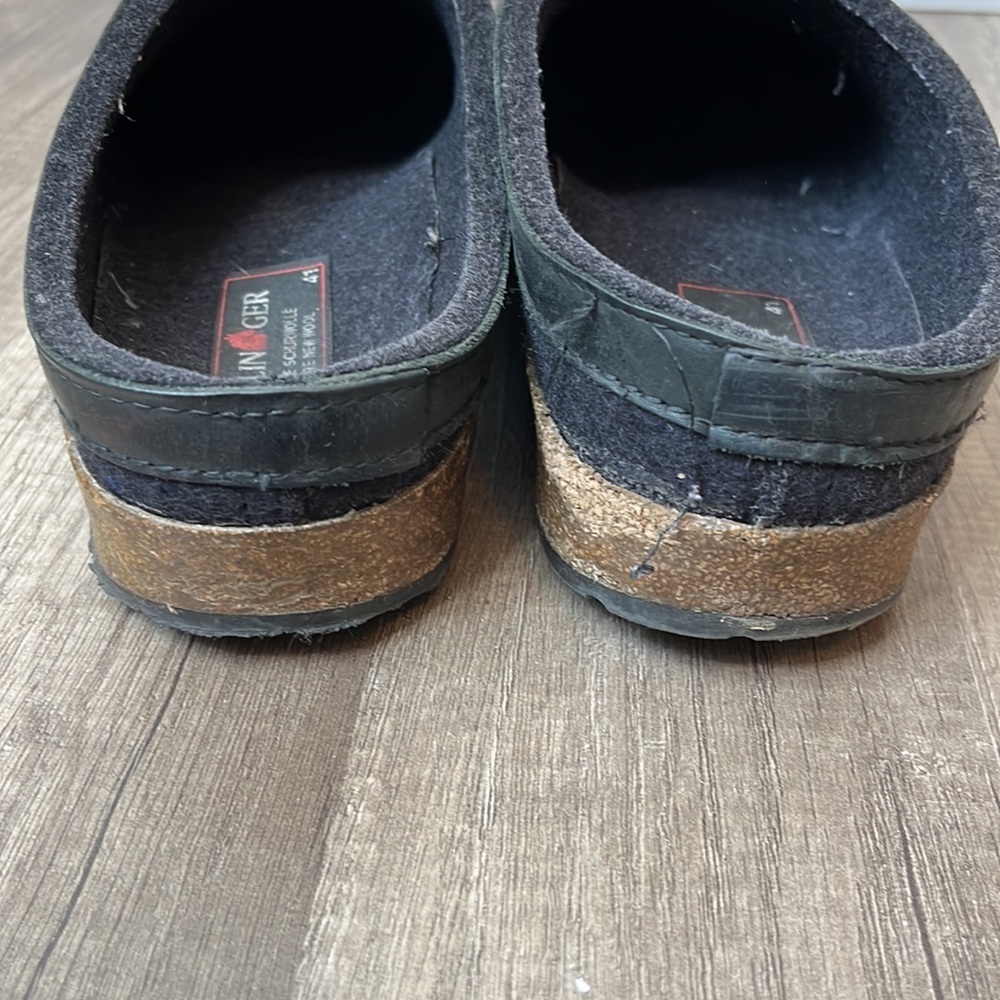 Halflinger Clogs German Grizzly Torben Charcoal Black size 41 - Picture 11 of 16
